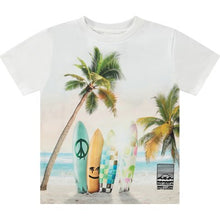 Cargar imagen en el visor de la galería, Camiseta manga corta amanecer surf  / Sunrise Surfer Rame Molo
