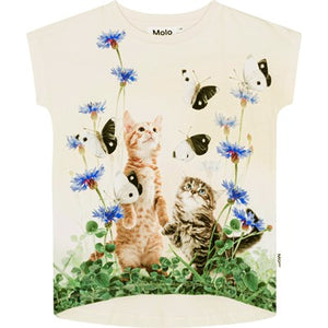 Camiseta manga corta gatos / Yin Yang Kitten  Ragnhilde Molo