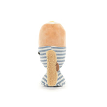 Cargar imagen en el visor de la galería, Huevo con patata / Amuseables Eggetha Egg & Lance Soldier Jellycat 16x12x6 cm