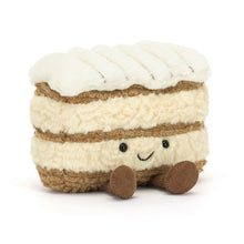 Cargar imagen en el visor de la galería, Milhojas pastelería / Pretty Pastiserie Mille Feuille Jellycat 6x9cm