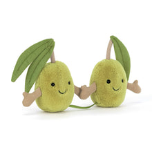 Cargar imagen en el visor de la galería, Olivas / Amuseables Pair of Olives Jellycat 14x18x4 cm