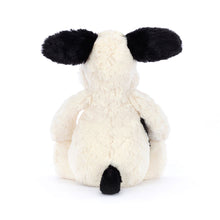 Cargar imagen en el visor de la galería, Perro blanco y negro / Bashful Rufferty Black & Cream Puppy Original Jellycat 31x12 cm ( a partir 22 de junio)