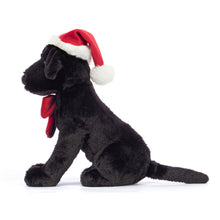 Cargar imagen en el visor de la galería, Perro labrador invierno / Winter Warmer Pippa Black Labrador Jellycat 22x8x15cm