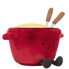 Cargar imagen en el visor de la galería, Fondue / Amuseables Cheese Fondue Jellycat 13x15x20 cm