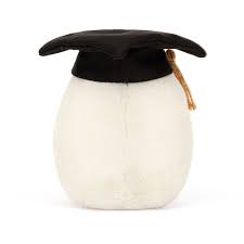 Huevo graduación  / Amuseables Boiled Egg Graduation 14x9 cm Jellycat