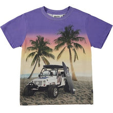 Cargar imagen en el visor de la galería, Camiseta manga corta atardecer / Organic T-shirt Sunset and Jeep Rame Molo
