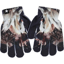 Cargar imagen en el visor de la galería, Conjunto gorro y guantes unicornios Kaya Running Unicorns molo