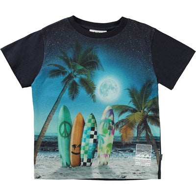 Camiseta manga corta atardecer surf  / Sunset Surfer Rame Molo