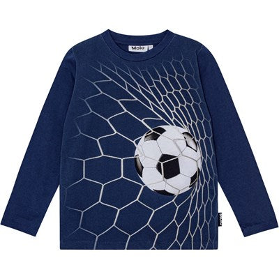 Camiseta manga larga gol futbol  /  Goal Blue  Long Sleeved Reif  Molo