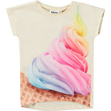 Cargar imagen en el visor de la galería, Camiseta manga corta helado / Rainbow Softice Ragnhilde Molo
