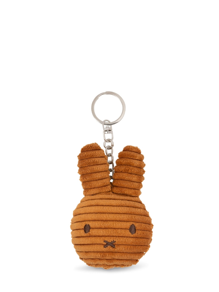Miffy Flat Keychain ECO Corduroy Cinnamon - 10 cm - 4