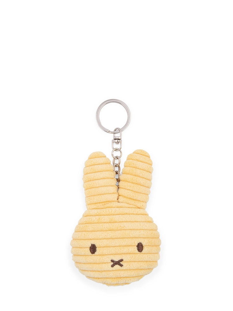 Miffy Flat Keychain ECO Corduroy Yellow  - 10 cm - 4