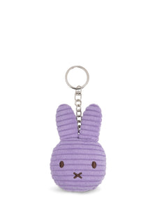 Miffy Flat Keychain ECO Corduroy Lavender  - 10 cm - 4