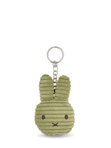Miffy Flat Keychain ECO Corduroy Green  - 10 cm - 4