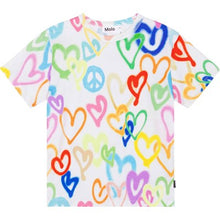 Cargar imagen en el visor de la galería, Camiseta manga corta corazones  /  Variety Hearts Riley Molo
