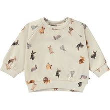 Cargar imagen en el visor de la galería, Sudadera conejos  / Organic Sweatshirt  Jumping Bunnies  Disc Molo
