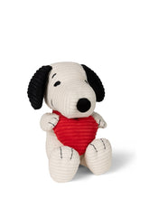 Cargar imagen en el visor de la galería, Snoopy ECO Corduroy Cream with heart - 19 cm - 7,5
