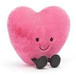 Corazón rosa pequeño / Amuseable Pink Heart Small Jellycat 11x12cm