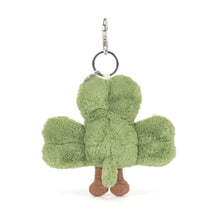 Cargar imagen en el visor de la galería, Amuseables Siofra Shamrock Bag Charm Jellycat 16x12x4 cm
