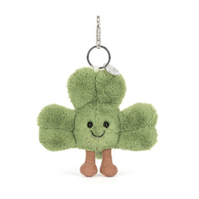 Cargar imagen en el visor de la galería, Amuseables Siofra Shamrock Bag Charm Jellycat 16x12x4 cm
