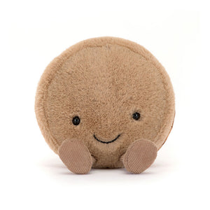 Macaron de chocolate   / Amuseables Mona Macaron Jellycat 12x10x5 cm