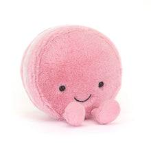 Cargar imagen en el visor de la galería, Macaron de frambuesa   / Amuseables Mia Macaron Jellycat 12x10x5 cm
