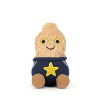 Cargar imagen en el visor de la galería, Cacahuete estudiante estrella / Amuseables Peanut Star Student Outfit Jellycat 15x7x6 cm
