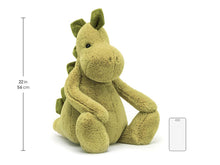Cargar imagen en el visor de la galería, Dino / Bashful Dino Really Big  Jellycat 67x32x22 cm cm

