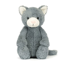 Cargar imagen en el visor de la galería, Gato gris / Bashful Kitten Original Jellycat 31x12x9 cm
