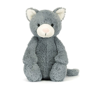 Gato gris / Bashful Kitten Original Jellycat 31x12x9 cm