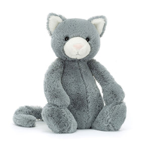 Gato gris / Bashful Kitten Original Jellycat 31x12x9 cm