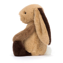 Cargar imagen en el visor de la galería, Conejo Patchwork   / Bashful Patchwork Brown Bunny Original Jellycat  32x12x9 cm
