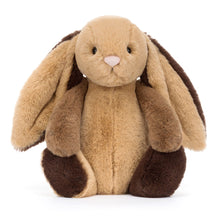 Cargar imagen en el visor de la galería, Conejo Patchwork   / Bashful Patchwork Brown Bunny Original Jellycat  32x12x9 cm
