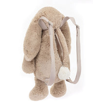 Cargar imagen en el visor de la galería, Mochila conejo  / Bashful Beige Bunny Backpack&#39; Jellycat 18x9x8 cm
