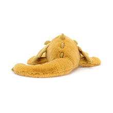 Cargar imagen en el visor de la galería, Dragon dorado / Golden Dragon Large Jellycat 19x20x66cm
