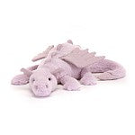 Cargar imagen en el visor de la galería, peluches jellycat, peluche jellycat, muñecos jellycat, peluches suaves jellycat Barcelona España  jellycat La Augustina Galerias Malda , dragon lavanda jellycat 
