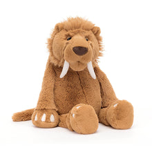 Cargar imagen en el visor de la galería, Tigre dientes de sable/ Stellan Sabre Tooth TigerJellycat 49x17x16 cm
