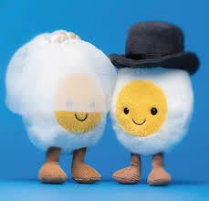 Huevo novia   / Amuseables Boiled Egg Bride 14x9 cm Jellycat