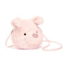 Bolsa cerdo  /  Little Pig Bag Jellycat 19x19 cm