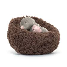 Topo hibernando / Hibernating Mole Jellycat 13x9 cm