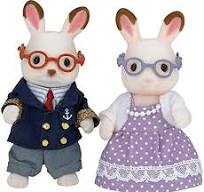 Conejos abuelos chocolate  / Chocolate Rabbit Grandparents  Sylvanian