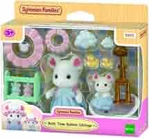 Cargar imagen en el visor de la galería, Tiempo de baño /  Bath Time Bubble Siblings Set Sylvanian Families
