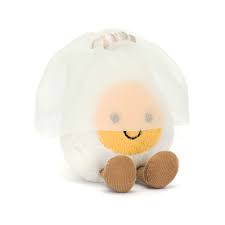 Huevo novia   / Amuseables Boiled Egg Bride 14x9 cm Jellycat