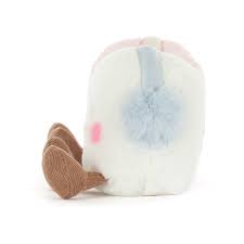 Marshmallows con orejeras /  Amuseables Toastie Pink and White Marshmallows  Jellycat 9x16x6 cm