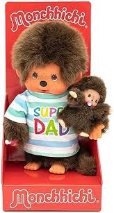 Super Dad Boy  Monchhichi 20 cm