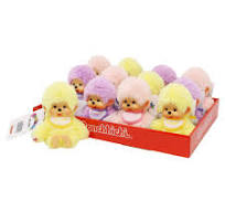 Beans & color Yellow Monchhichi 14 cm