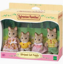 Cargar imagen en el visor de la galería, Familia gato rayado  /  Striped Cat Family  Sylvanian Families
