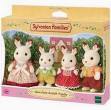 Cargar imagen en el visor de la galería, Familia conejo de chocolate  /  Chocolate Rabbit Family  Sylvanian Families
