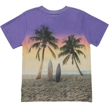 Cargar imagen en el visor de la galería, Camiseta manga corta atardecer / Organic T-shirt Sunset and Jeep Rame Molo
