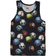 Cargar imagen en el visor de la galería, Camisetas 2pack tirantes pelotas football  / 2Pack T-Shirts Without Sleeves  Blue Football Jayden  Molo
